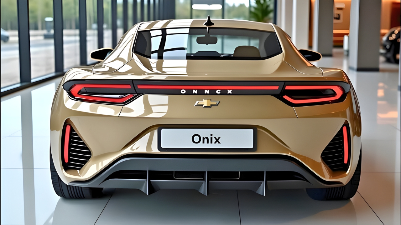 Chevrolet Onix Concepto Futurista – Diseño Trasero Deportivo, Modelo No Disponible