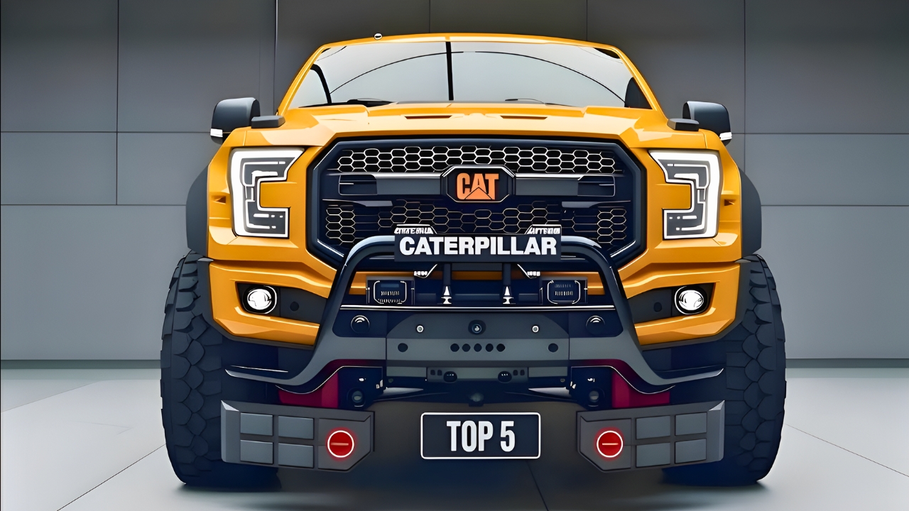 Camioneta Caterpillar 2026 – Concepto de Fuerza Industrial para Uso Personal
