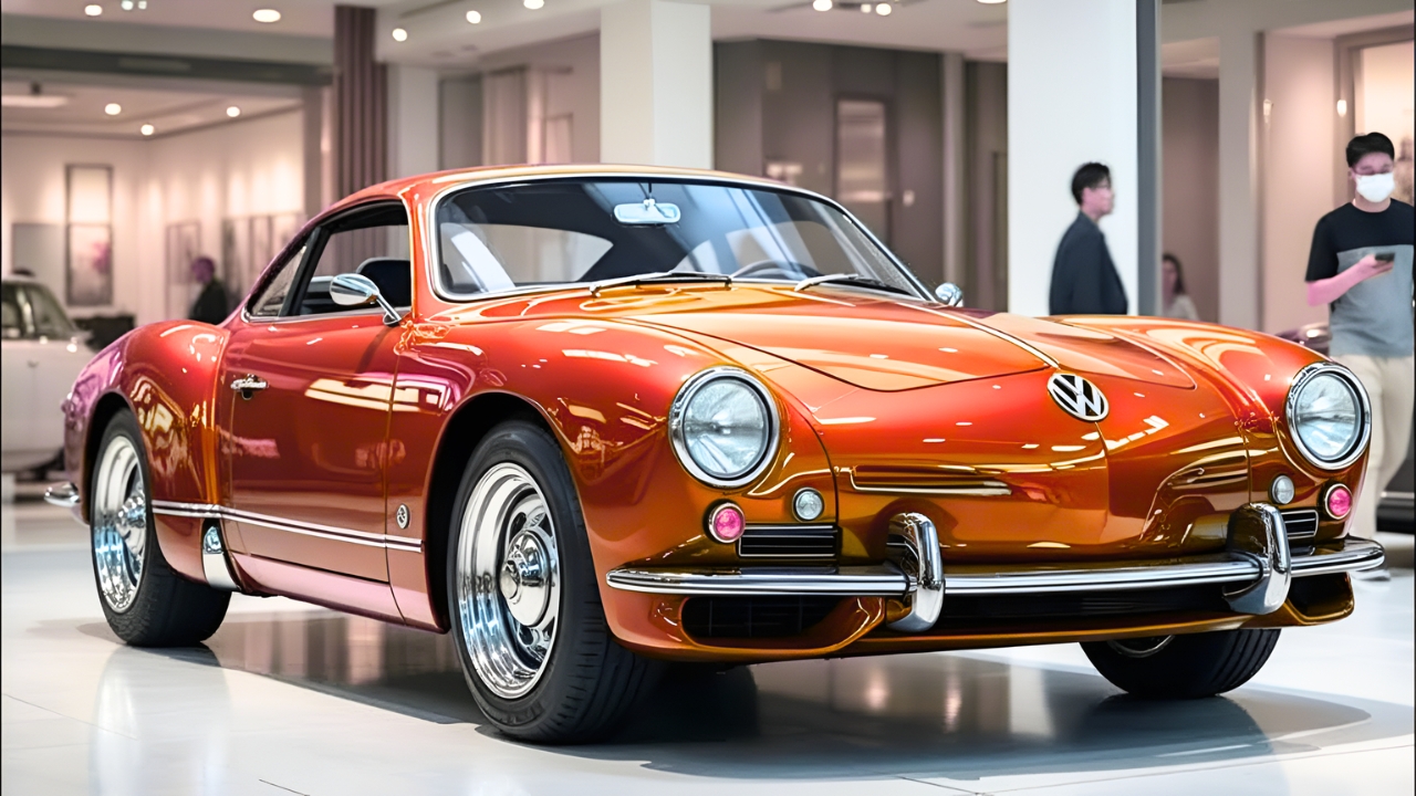 Volkswagen Karmann Ghia Vintage Naranja – Clásico Deportivo 1955-1974