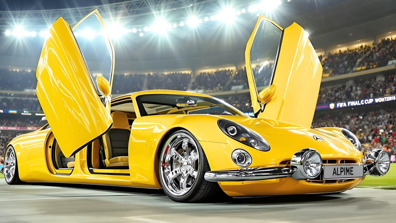 Alpine A110 Concepto 2026 – Diseño Futurista con Puertas Tijera