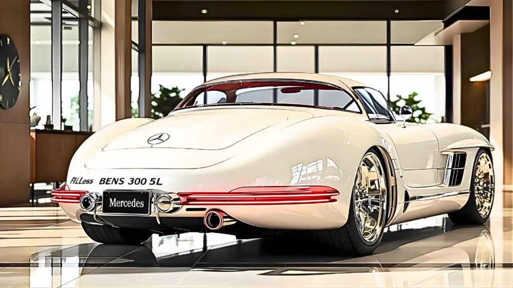 Mercedes-Benz 300 SL Personalizado: Concepto Moderno con Diseño Elegante, Detalles Estilizados y Tecnología Avanzada que Reinventa el Clásico Icónico