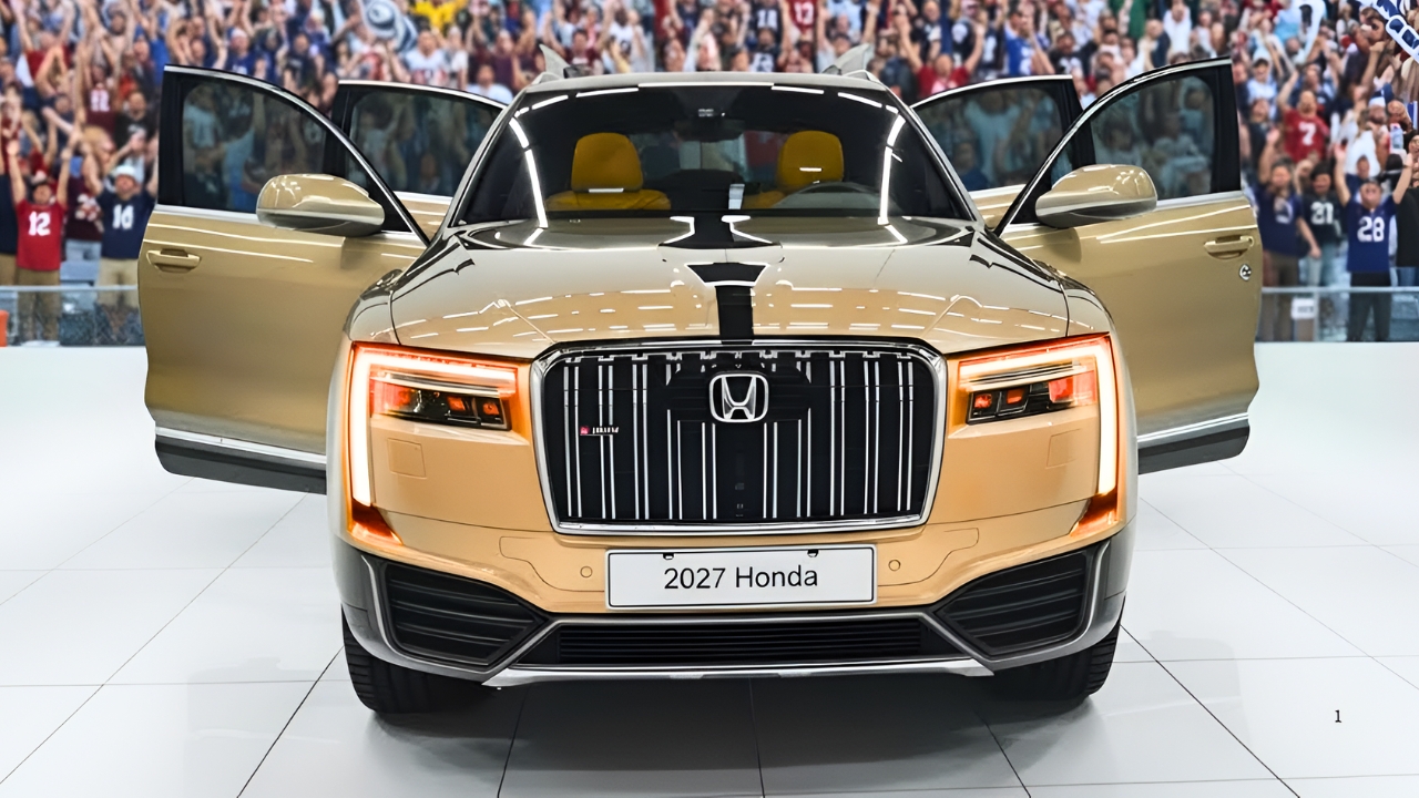 SUV Concepto Moderno: Parrilla Grande y Luces LED de Última Generación