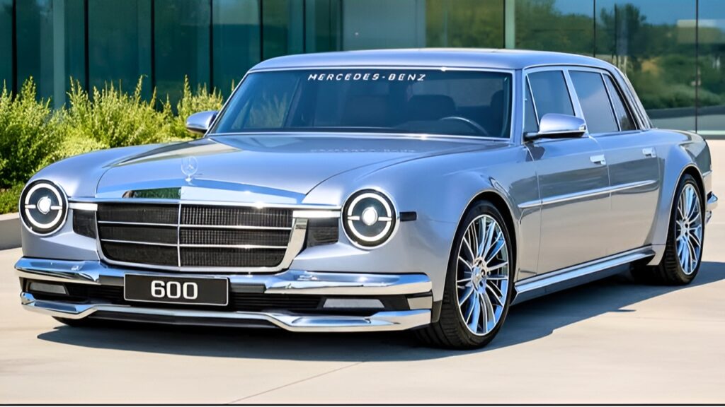 Mercedes-Benz 600 moderno: concepto de una limusina clásica renovada y lujosa