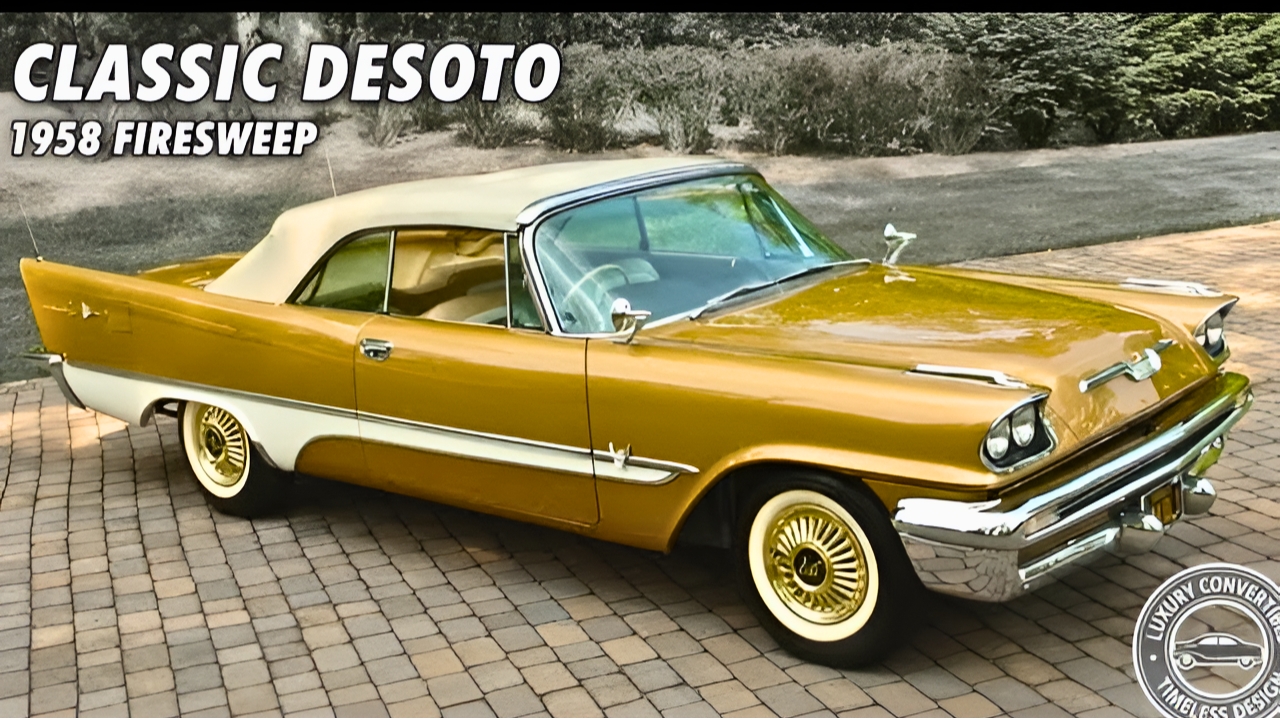 DeSoto Firesweep 1958: convertible clásico de los años 50 con estilo icónico