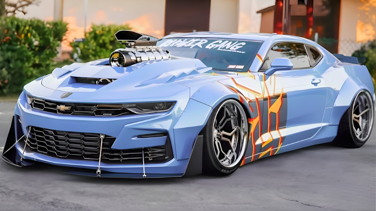 Chevrolet Camaro Personalizado “Blower Gang”: Potencia Extrema y Diseño Único