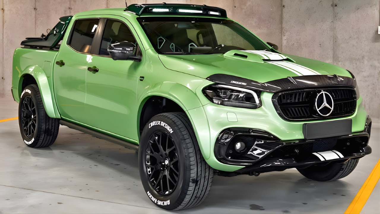 Mercedes-Benz X 350 d 4MATIC Racing Green Edition: Pickup de Lujo con Diseño Exclusivo