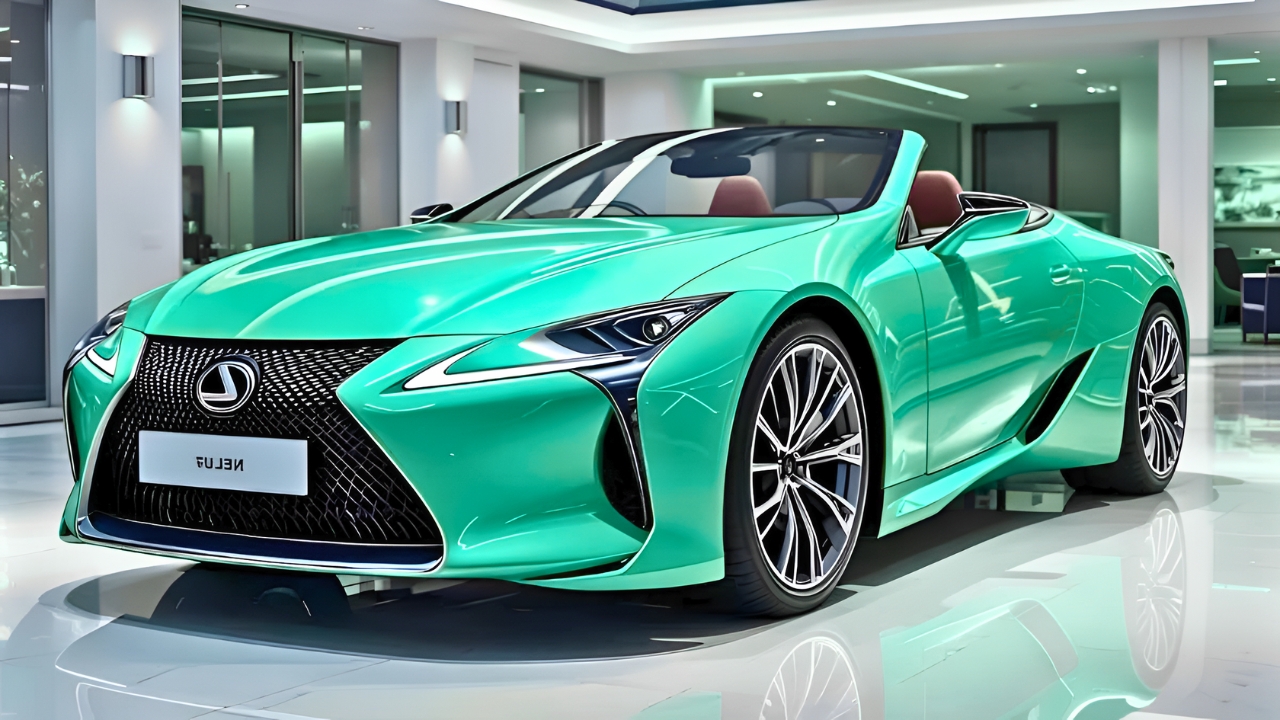 Lexus LC 500 Convertible: deportivo descapotable de lujo con diseño elegante y alto rendimiento