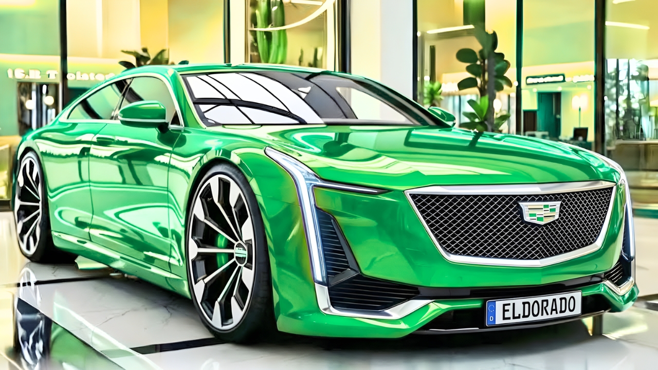 Cadillac Eldorado 2026 Concepto en Verde Vibrante: Diseño Moderno, Lujo Renovado y Posible Regreso del Clásico Icónico Americano
