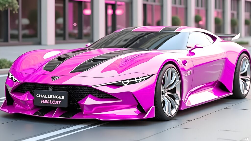 Dodge Challenger Hellcat 2026 – Render Digital con Potencia Muscle Car Brutal