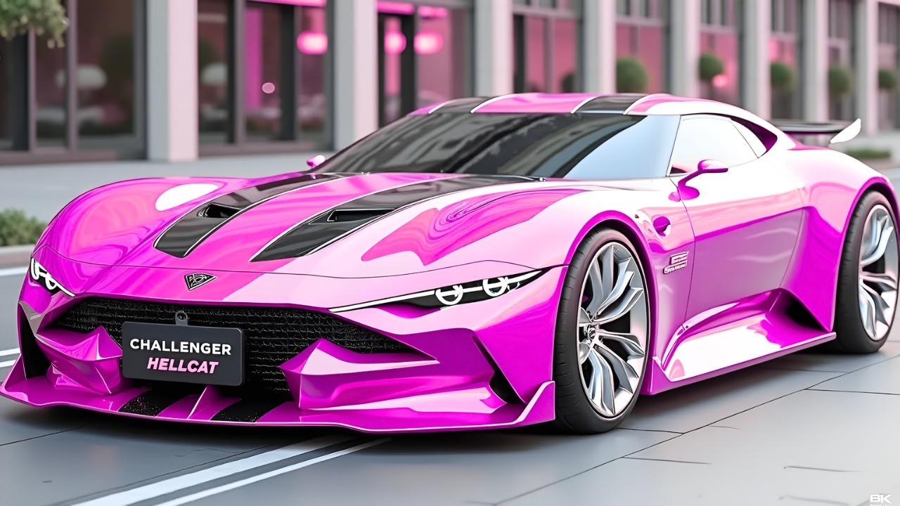 Dodge Challenger Hellcat 2026 – Render Digital con Potencia Muscle Car Brutal