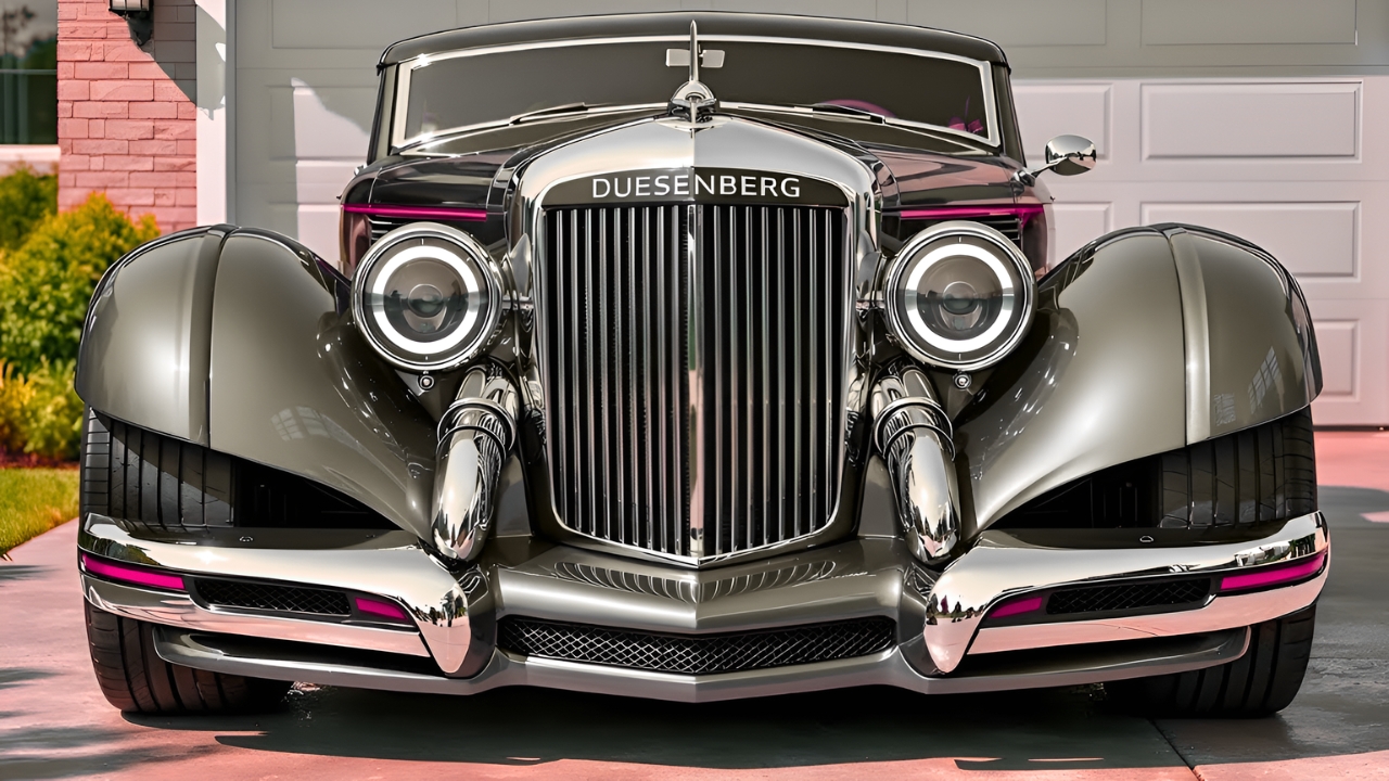 Duesenberg Model SJ Moderno: Concepto Inspirado en un Clásico Icónico