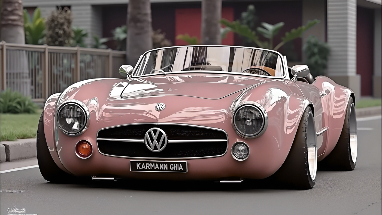 Volkswagen Karmann Ghia Moderno: Concepto Elegante con Diseño Clásico Renovado