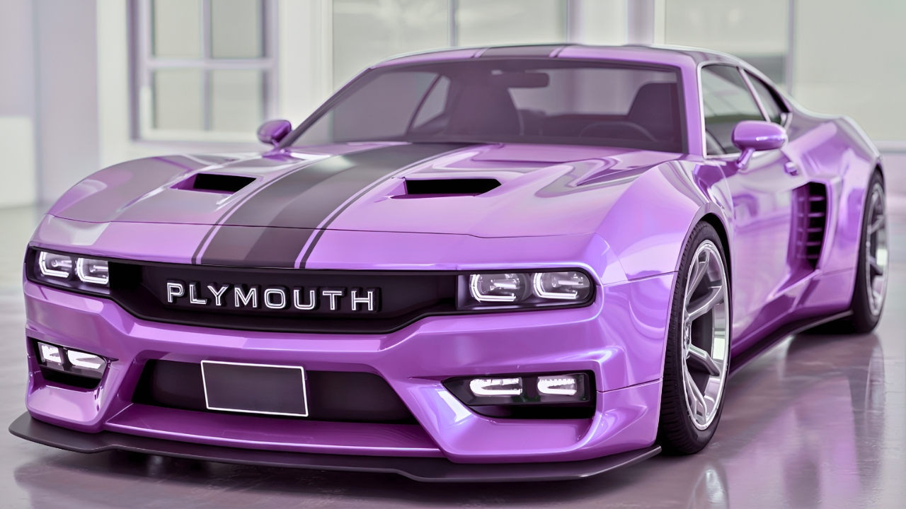 Plymouth Road Runner 2026: Muscle Car Conceptual con Potencia Brutal y Diseño Agresivo